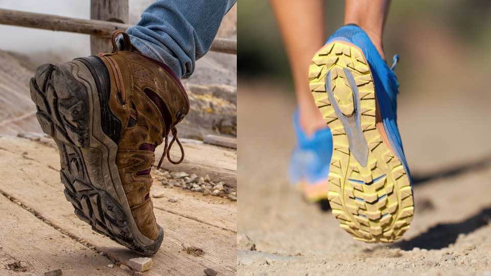 las botas de monte o zapatillas de trail son el mejor calzado para hacer el Camino de Santiago